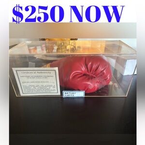 Arturo Gatti Signed Autograph Canada Legend Boxer Boxing Glove With Case & COA